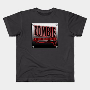 Zombie Task Force Worn Metal Sign Undead shooter Survival Game Movies TV Shows Gamer Kids T-Shirt